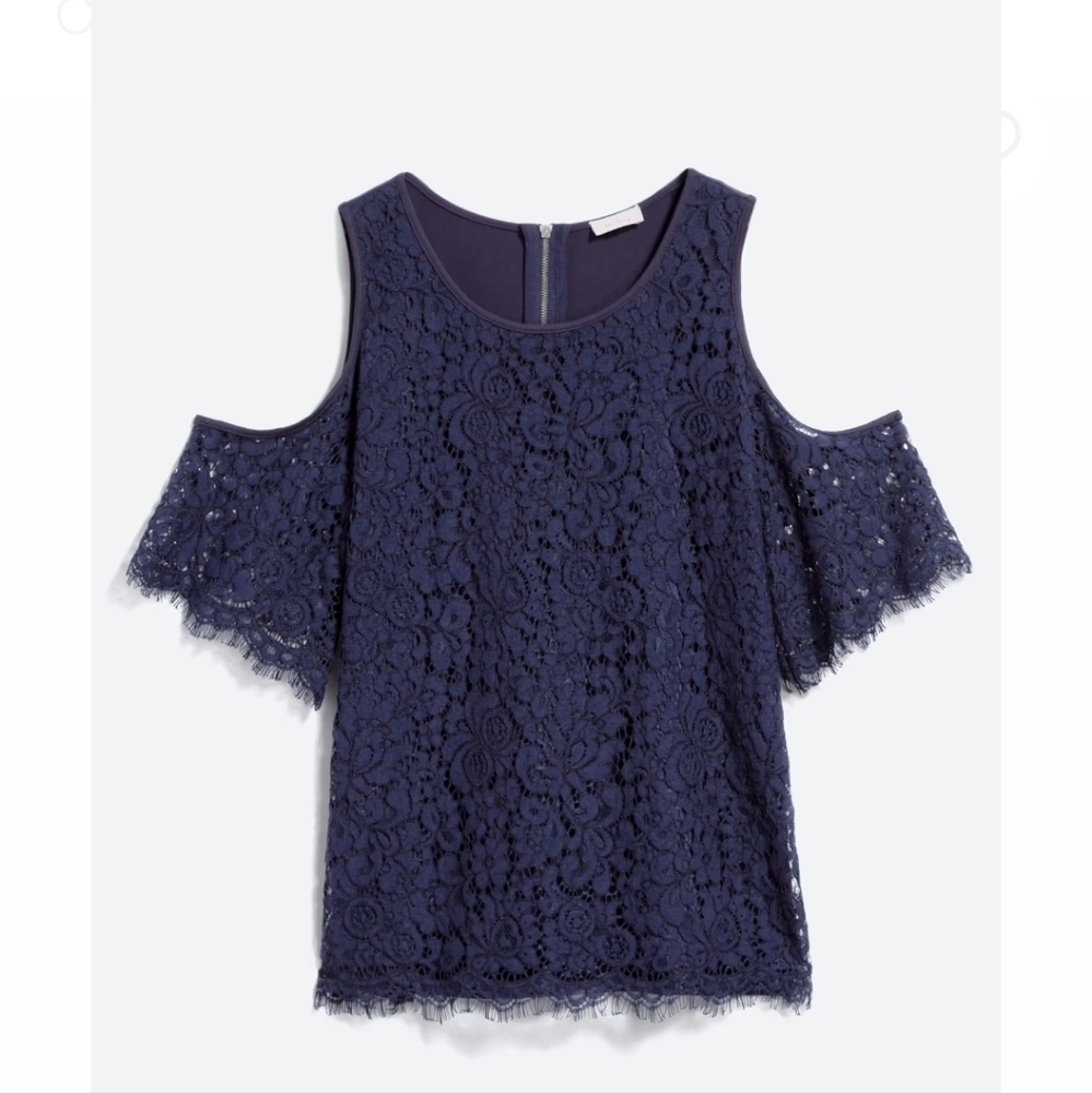 Market & Spruce Deep Blue Top